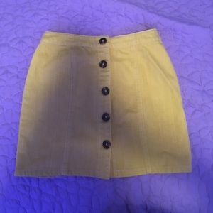yellow color skirt from local boutique